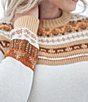 Color:Turtledove - Image 3 - Schaffer Nordic Organic Cotton Sweater