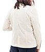 Aventura Temple Lightweight Utility Woven Button Front Jacket, Color:Egret - Image 2