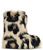 Azalea Wang Albert Leopard Print Faux Fur Platform Mid Calf Boots - Image 2