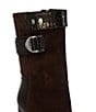 Azalea Wang Allona Patchwork Croco Accent Hardware Detail Cap Toe Mid Calf Boots - Image 4