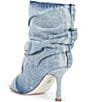 Azalea Wang Apex Denim Slouchy Peep Toe Booties - Image 3