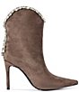 Azalea Wang Azurea Rhinestone Trim Pointed Toe Booties - Image 2