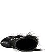 Azalea Wang Banshee Faux Feather Decorative Button Dress Booties - Image 4