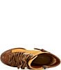Azalea Wang Barrington Lace Up Block Heel Lug Platform Booties - Image 4