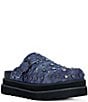 Azalea Wang Billie Denim Studded Platform Mules - Image 1