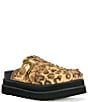 Azalea Wang Billie Leopard Print Studded Platform Mules - Image 1