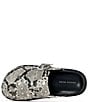 Azalea Wang Billie Snake Embossed Studded Platform Mules - Image 4