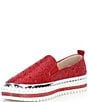 Azalea Wang Brittany Rhinestone Platform Slip On Sneakers - Image 4