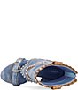 Azalea Wang Caprizia Denim Western Shaft Sandal Booties - Image 4