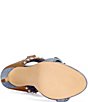 Azalea Wang Caprizia Denim Western Shaft Sandal Booties - Image 5