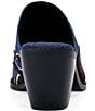 Azalea Wang Cecily Denim Cap Toe Mules - Image 3