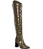 Azalea Wang Cezanne Block Heel Over The Knee Boots - Image 1