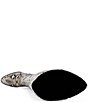 Azalea Wang Cezanne Snake Print Block Heel Over The Knee Boots - Image 4