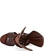 Azalea Wang Desire Crocodile Embossed Leopard Print Wedge Gladiator Sandals - Image 4