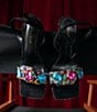 Color:Black - Image 4 - Discoball Multi-Color Rhinestone Dress Sandals