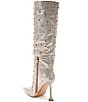 Color:Gold - Image 3 - Doughty Crystal Rhinestone Studded Boots