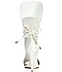 Azalea Wang Douma Embossed Shin Guard Wrap Tie Gladiator Wedge Sandals - Image 3