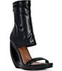 Azalea Wang Dumisani Open Curved Wedge Sandal Booties - Image 1