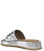 Color:Silver - Image 3 - Espinosa Metallic Studded Platform Slide Sandals