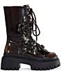 Azalea Wang Etra Applique Flowers Combat Mid Boots - Image 2