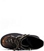 Azalea Wang Etra Applique Flowers Combat Mid Boots - Image 4