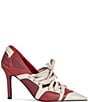 Azalea Wang Firestring Colorblock Lace Up Perforated Pumps - Image 2