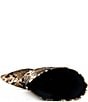 Azalea Wang Francoise Snake Print Suede Slouch Shaft Pointed Toe Tall Boots - Image 4