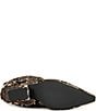 Azalea Wang Francoise Snake Print Suede Slouch Shaft Pointed Toe Tall Boots - Image 5
