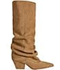 Azalea Wang Francoise Suede Slouch Shaft Pointed Toe Tall Boots - Image 2