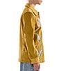 Azalea Wang Geraldine Corduroy Floral Embroidered Point Collar Snap Front Field Jacket, Color:Mustard - Image 3