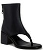 Color:Black - Image 1 - Grayson Stretch Thong Booties