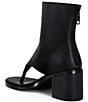 Color:Black - Image 3 - Grayson Stretch Thong Booties