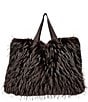 Azalea Wang Hickory Multi Faux Fur Confidante Tote Bag - Image 1