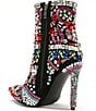 Color:Silver - Image 3 - Holly Art Deco Crystal Dress Booties