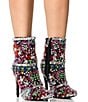 Color:Silver - Image 4 - Holly Art Deco Crystal Dress Booties
