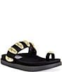 Azalea Wang Impisi Dome Hardware Toe Loop Sandals - Image 1