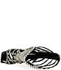 Azalea Wang Indrani High Zebra Print Gladiator Sandals - Image 4