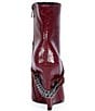 Azalea Wang Jacques Braided Chain Strap Pointed Toe Wedge Booties - Image 3