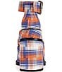 Azalea Wang Jaetyn Plaid Ankle Wrap Platform Block Heel Sandals - Image 3