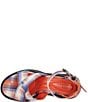Azalea Wang Jaetyn Plaid Ankle Wrap Platform Block Heel Sandals - Image 4