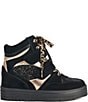 Azalea Wang Jojo Glitter Hidden Wedge Platform High Top Sneakers - Image 2