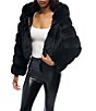 Azalea Wang Jolene Faux Fur Hooded Filled Jacket, Color:Black - Image 1
