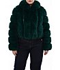 Azalea Wang Jolene Faux Fur Hooded Neck Long Sleeve Bomber Jacket - Image 2