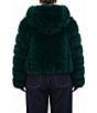 Azalea Wang Jolene Faux Fur Hooded Neck Long Sleeve Bomber Jacket - Image 3