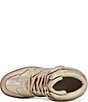 Azalea Wang Kiara Rhinestone Embellished Lace Up High Top Sneakers - Image 4