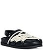 Azalea Wang Kimber Criss Cross Lace Slingback Mules - Image 1