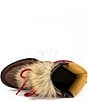 Azalea Wang Leader Hiker Lace Faux Fur Accent Lug Platform Booties - Image 4