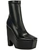 Azalea Wang Lirra Square Toe Platform Ankle Booties - Image 1