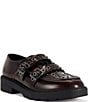 Azalea Wang Lox Stud Embellished Grommet Buckle Strap Loafers - Image 6