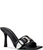 Azalea Wang Lunafreya Western Buckle Dress Slide Sandals